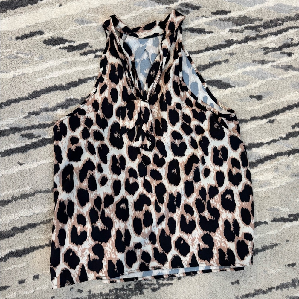 Leopard print tank